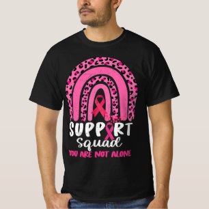 Leopard Pink Rainbow Support Squad Brustkrebs A T-Shirt