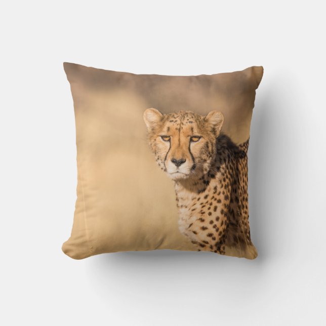 LEOPARD PORTRAIT KISSEN (Vorderseite)