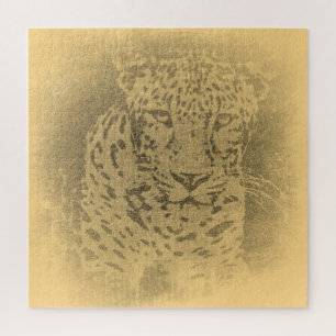 Leopard Portrait Vintage