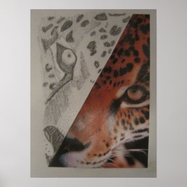 Leopard Poster (Vorne)
