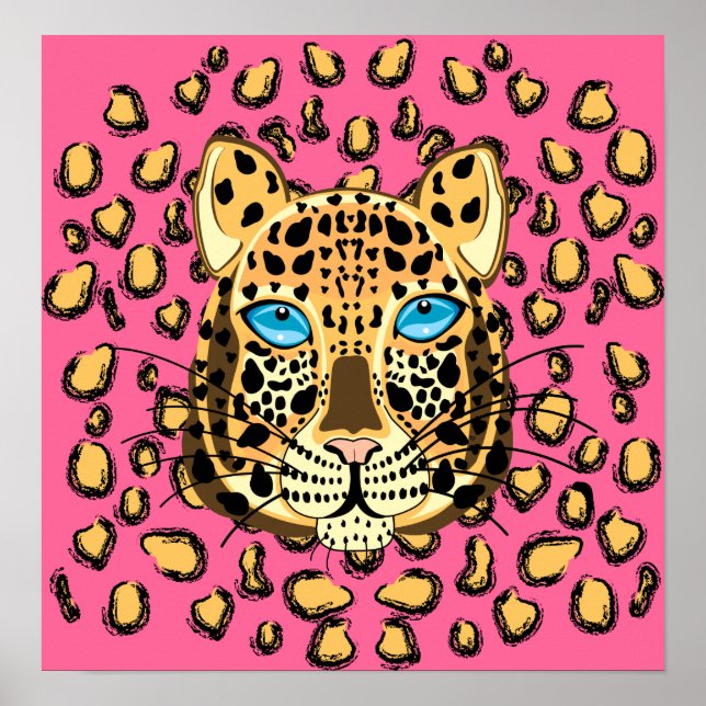Leopard Poster (Vorne)