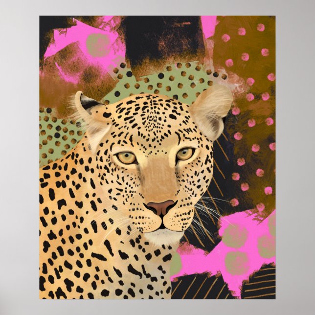 Leopard Poster (Vorne)