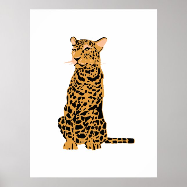 Leopard Poster (Vorne)