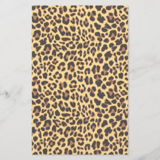 Leopard Print Animal Skin Muster Flyer