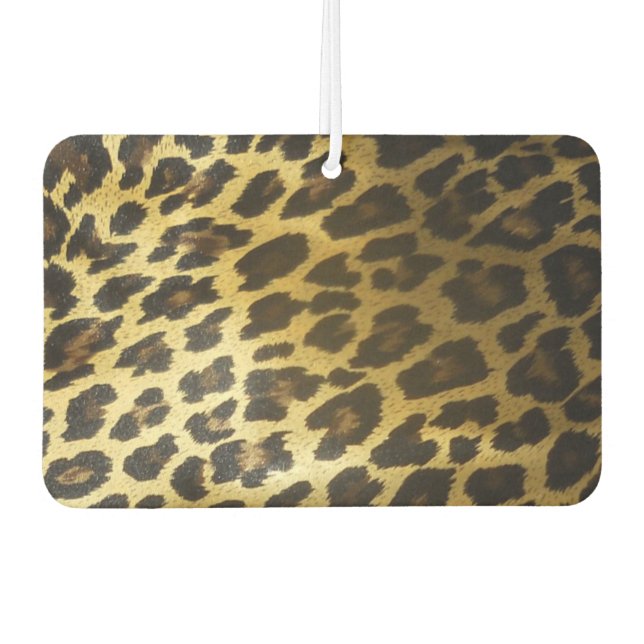 Leopard Print Autolufterfrischer (Vorderseite)
