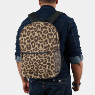 Leopard Print Backpack Bedruckter Rucksack