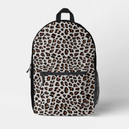 Leopard Print Bedruckter Rucksack