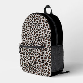 Leopard Print Bedruckter Rucksack