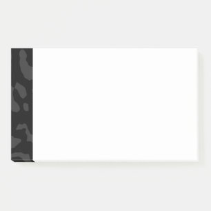Leopard Print Black Post-it Klebezettel