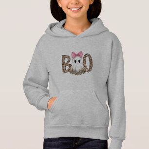 Leopard Print Boo Hoodie