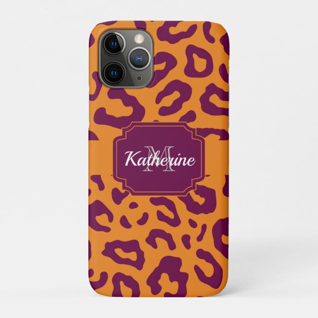 Leopard Print Case-Mate iPhone Hülle (Rückseite)