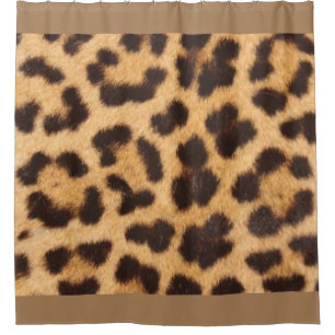 Leopard Print Cheetah Duschvorhang