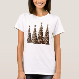 Leopard Print Christmas Tree T-Shirt