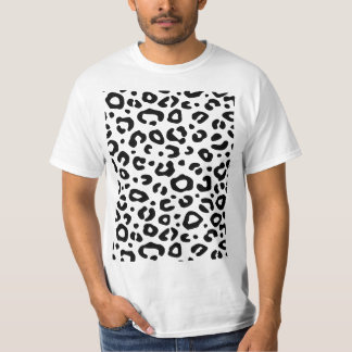 Leopard Print Design T - Shirt