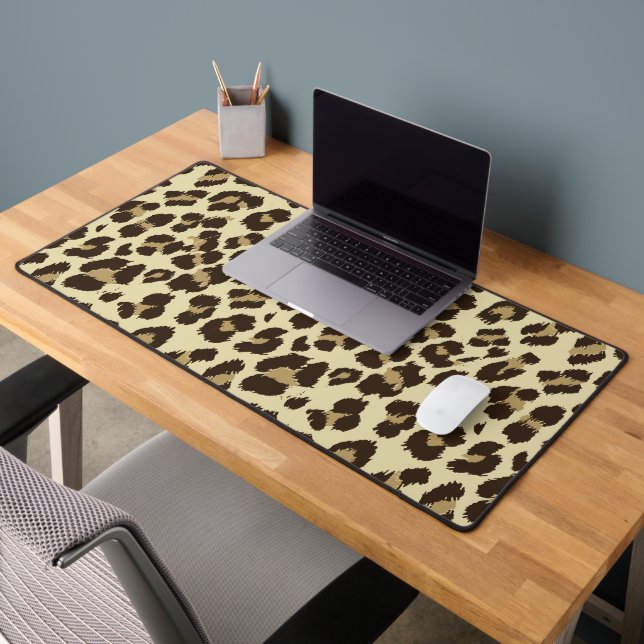 Leopard Print Desk Mat Schreibtischunterlage (Büro 2)
