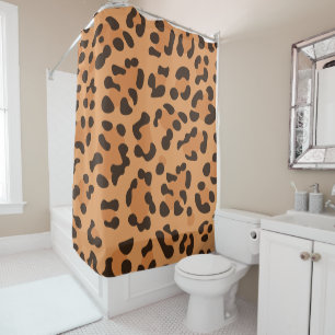 Leopard Print Duschvorhang