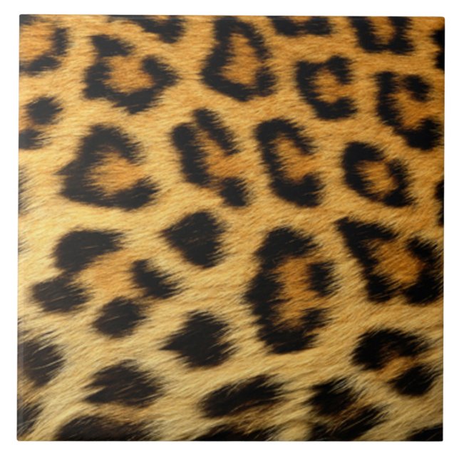 Leopard Print Fliese (Vorderseite)