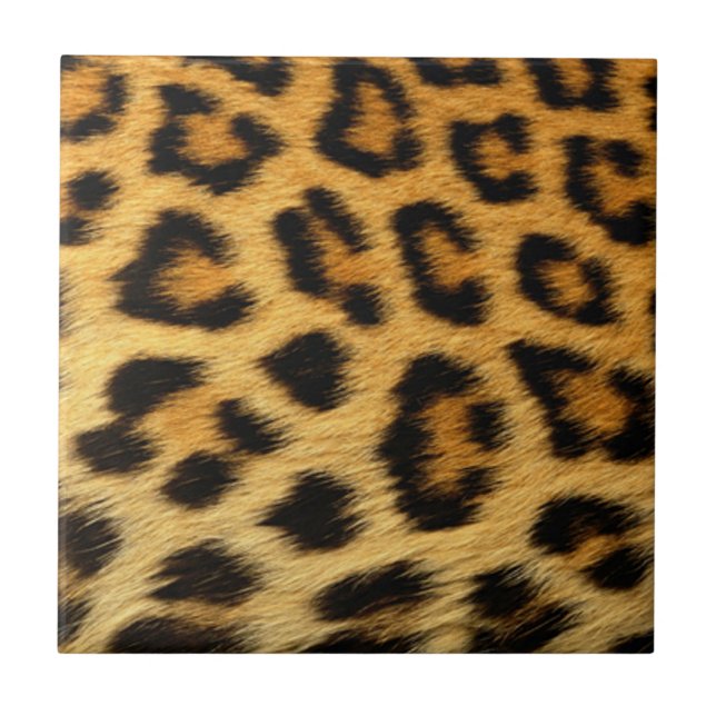 Leopard Print Fliese (Vorderseite)
