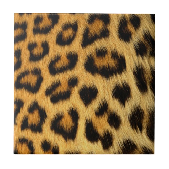 Leopard Print Fliese (Vorderseite)