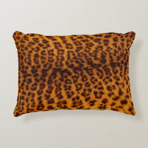 Leopard Print Foto Accent Throw Toss Decke Kissen