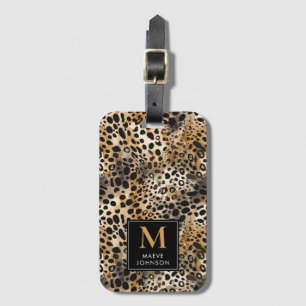 Leopard Print Gepäckanhänger