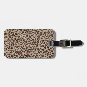 Leopard Print Gepäckanhänger