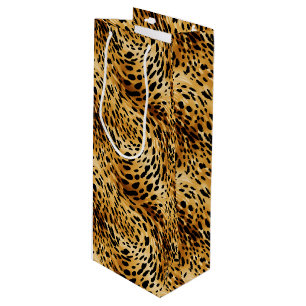 Leopard Print Gift Bag Geschenktüte Für Weinflaschen