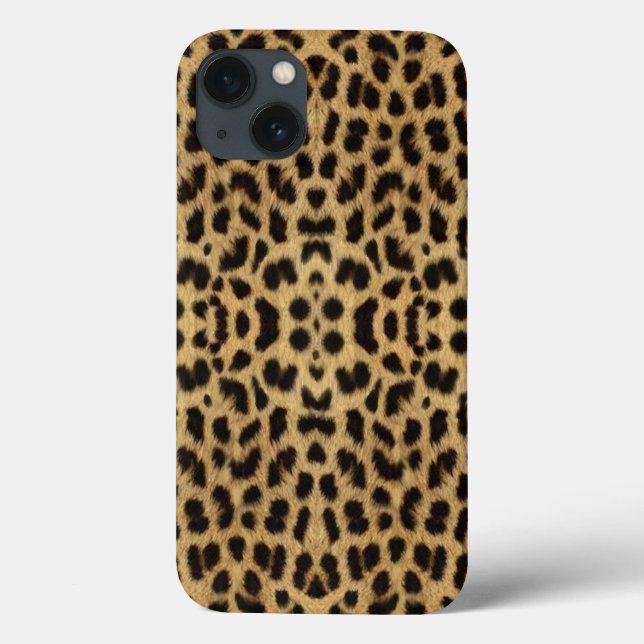 Leopard Print iPad Case (Rückseite)