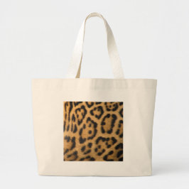 Leopard Print Jumbo Stoffbeutel