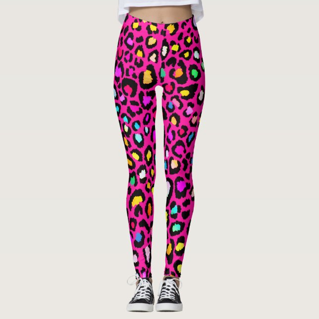 Leopard Print Leggings (Vorderseite)