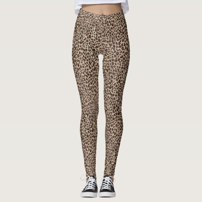 Leopard Print Leggings (Vorderseite)