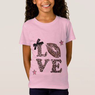 Leopard Print Liebe & Kokette T-Shirt