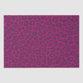 Leopard Print-Magenta- Seidenpapier