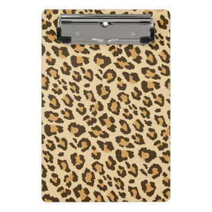 Leopard Print Mini-Zwischenablage Mini Klemmbrett