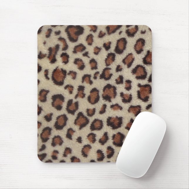 Leopard Print Mousepad (Mit Mouse)