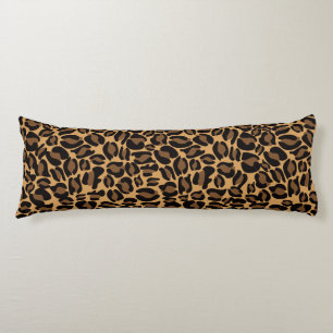 Leopard Print Muster Dschungel Original braun Seitenschläferkissen