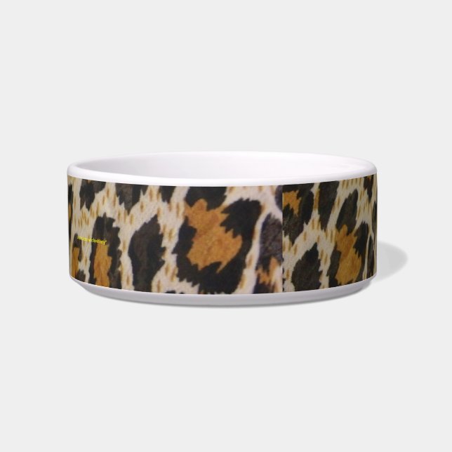 Leopard Print Napf (Vorderseite)