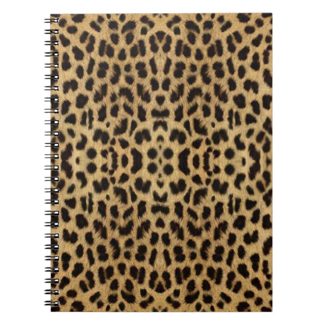 Leopard Print Notebook Notizblock (Vorderseite)