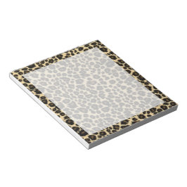 Leopard Print Notizblock