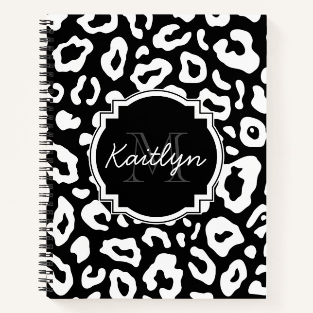 Leopard Print Notizbuch (Vorderseite)