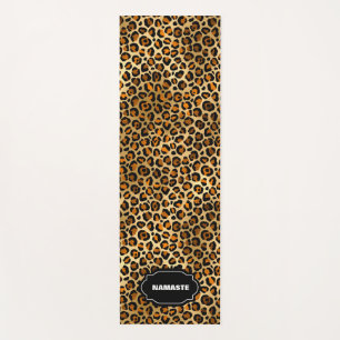 LEOPARD PRINT Öko-freundlicher Yoga Mat Yogamatte
