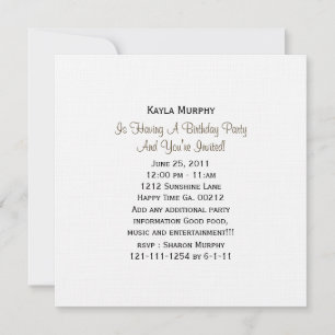 Leopard Print Party Einladungen