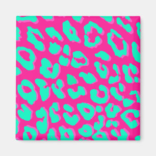 Leopard Print Pink Minze Magnet