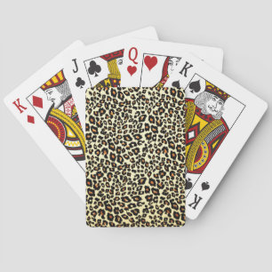 Leopard Print Poker Playing Cards Spielkarten