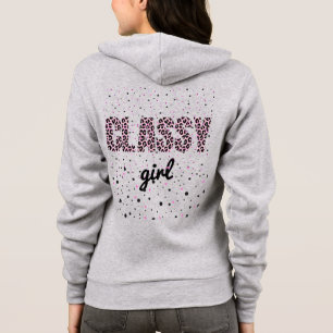 Leopard Print & Polka Dot Design Hoodie