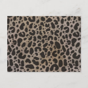 Leopard Print Postkarte