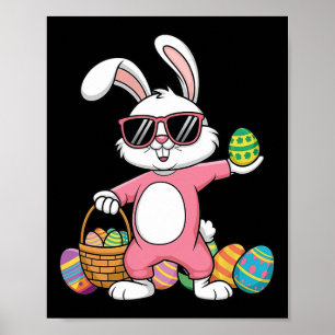 Leopard Print Rabbit Bunny Blasblase Gum East Poster