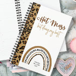 Leopard Print Rainbow Hot Mess Quote 2023 Planer<br><div class="desc">Hot Mess Aber tun mein bester,  personalisierter Planer mit Regenbogen Leoparden Print-Design. Einfach,  mädchenhaft und trendig mit modernem Zitat in handgeschriebener Typografie - perfekt für Schule,  Büro und Multitasking-Mommas!</div>