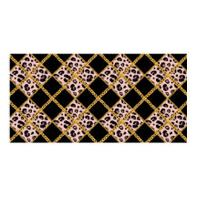 Leopard Print Rope Design: kühl und lebendig