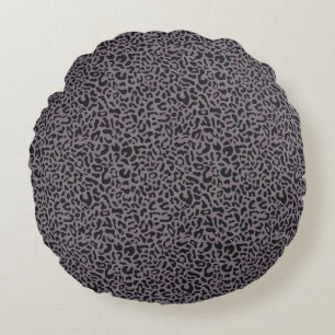 Leopard Print Round Cushion Rundes Kissen